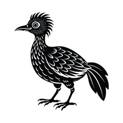 Eudocimus Bird Silhouette Vector