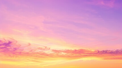 Obraz premium Beautiful Pink and Orange Sunset Sky