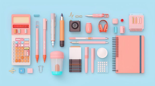 Designing metal accessories, sketching and prototyping, flat design illustration