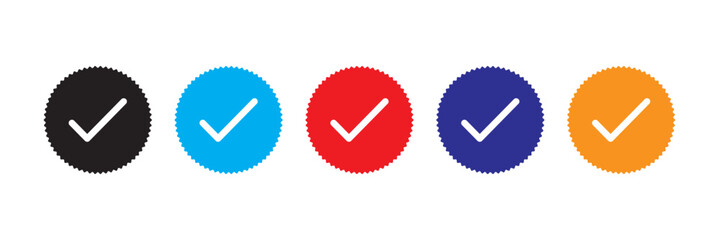 checkmark vector, checkmark icon set, approved symbol, checked checkbox mark, checkmark set, editable line.