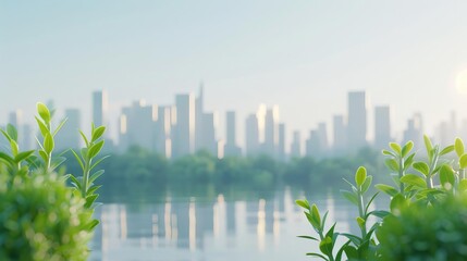 Hightech city powered by renewable energy sources, Power, sustainable urban planning