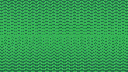 Green wave lines pattern abstract background vector image for backdrop or fabric style