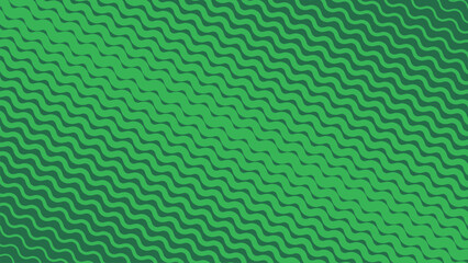 Green wave lines pattern abstract background vector image for backdrop or fabric style