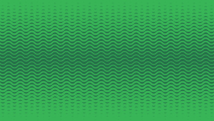 Green wave lines pattern abstract background vector image for backdrop or fabric style