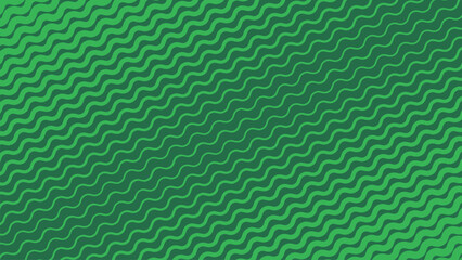 Green wave lines pattern abstract background vector image for backdrop or fabric style