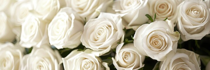 white roses