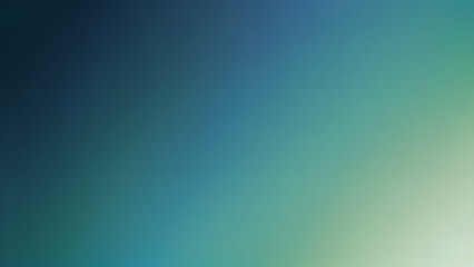 Obraz premium Blue green gradient background with a smooth transition and grainy texture effect
