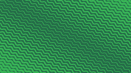 Green wave lines pattern abstract background vector image for backdrop or fabric style