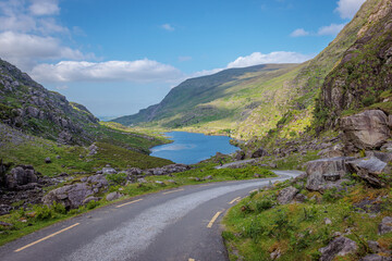 Hollywood, Ireland - June 8 2024 "Gap of Dunloe in west Ireland"