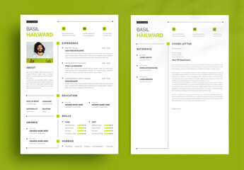 Clean Resume Layout - Powered by Adobe