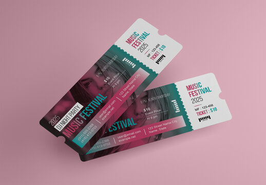Event Ticket Layout