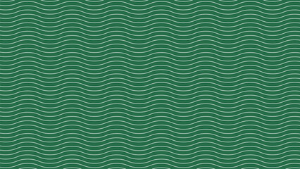 Green wave lines pattern abstract background vector image for backdrop or fabric style