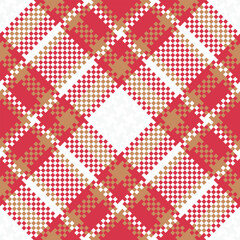 Scottish Tartan Plaid Seamless Pattern, Sweet Plaid Patterns Seamless. Template for Design Ornament. Seamless Fabric Texture. Vector Illustration