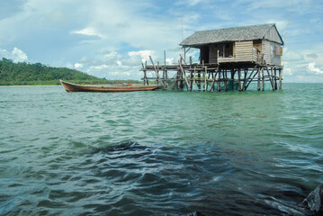 Little house in the sea