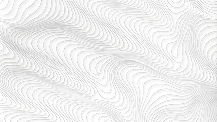 Abstract gray topography contour map with wave line pattern background design. geometric black wave curve lines texture .abstract topographic map banner.