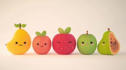 A Bountiful Harvest. Vibrant and Colorful Fruits in High Detail