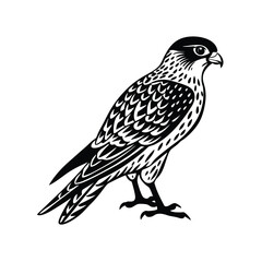 Kestrel Bird Silhouette Vector