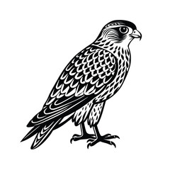 Kestrel Bird Silhouette Vector