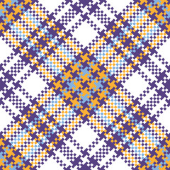 Scottish Tartan Plaid Seamless Pattern, Abstract Check Plaid Pattern. Template for Design Ornament. Seamless Fabric Texture. Vector Illustration