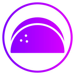 tortilla gradient icon