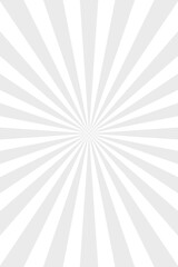 Grey and white sunburst background.comic background with retro rays