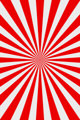 Fototapeta premium red and white sunburst background vector design.sunburst pattern background.