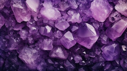 Amethyst Background Texture with Ornaments Elements, ai generated