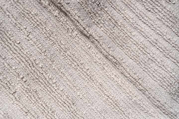 Brown or  Mocha Mousse terry towel close-up