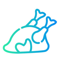 poultry Gradient icon