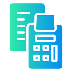 calculator Gradient icon