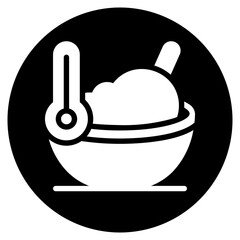 temperature glyph icon