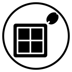 waffle glyph icon
