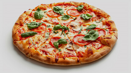 pizza isolated on white background