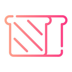 bread gradient icon