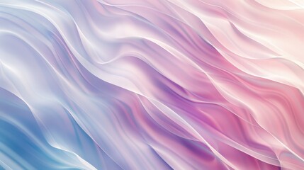 Fototapeta premium Ethereal waves of pastel hues, abstract background, dreamy feel
