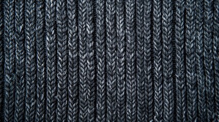 Fototapeta premium Cozy Comfort. Soft and Warm Sock Texture with High Detail on Plain Background Concept