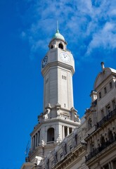 low angle shot of the argentine municipal building