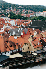 Charming Rooftops of a Picturesque Village Overlooking a Peacefu