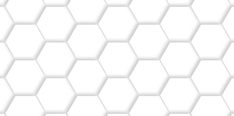 	
Vector abstract hexagonal futuristic geometric backdrop White 3d embossed creative hexagon, honeycomb white hexagon concept design abstract technology background, or wallpaper.