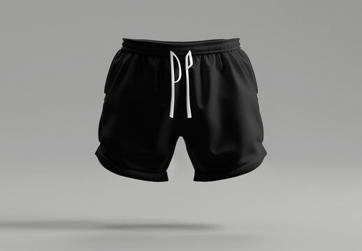Apparel Shorts Mockup With Generative AI