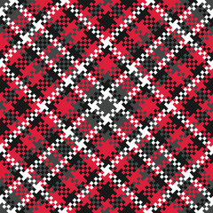 Plaids Pattern Seamless. Tartan Plaid Vector Seamless Pattern. Traditional Scottish Woven Fabric. Lumberjack Shirt Flannel Textile. Pattern Tile Swatch Included.