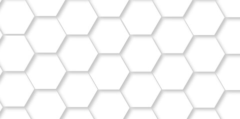 	
Vector abstract hexagonal futuristic geometric backdrop White 3d embossed creative hexagon, honeycomb white hexagon concept design abstract technology background, or wallpaper.