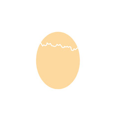 broken egg vector illustration