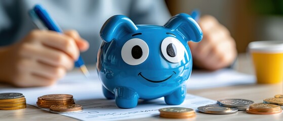 Learning to Manage Finances: Person Attending Budgeting and Debt Workshop with Copy Space and Selective Focus,