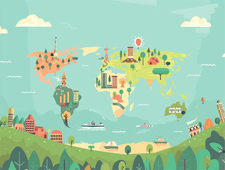 The Global Village: A Visual Exploration of Transnational Issues in an Interconnected World