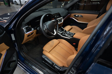 Car cabin designed for comfort with advanced features