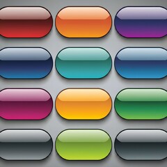 buttons for web vector