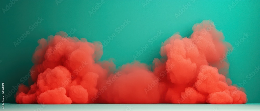 Poster dynamic visualization of seasonal pricing trends with copy space for text