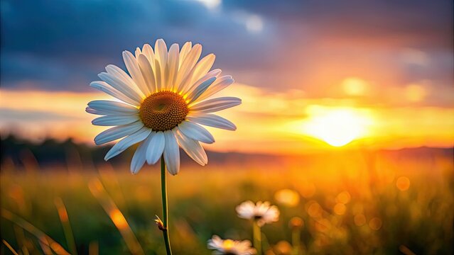 Margarida flower at sunset HD wallpaper, margarida, flower, sunset, wallpaper, HD, nature, beautiful, colorful, botanical