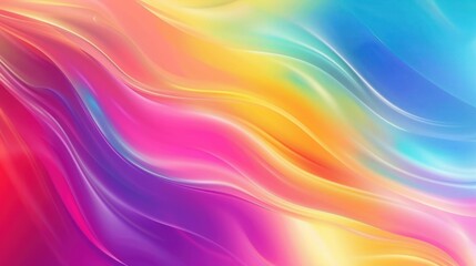 Abstract colorful graphic background with a rainbow of colors
